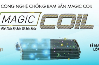 Công nghệ chống bám bẩn Magic Coil trên máy lạnh Toshiba