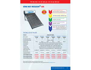 MEGASUN - Dòng máy KAE
