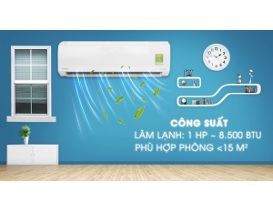Máy lạnh Toshiba Inverter 1 HP RAS-H10KKCVG-V
