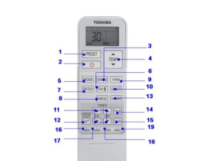 Mẹo hẹn giờ điều hòa Toshiba