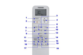 Mẹo hẹn giờ điều hòa Toshiba