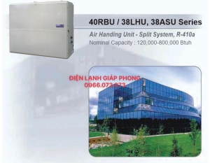 AHU Carrier, Công Suất 120.000Btu/h - 800.000Btu/h, Dòng 40RBU/38LHU, 38ASU